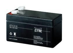 Akumulátor (baterie) CTM/CT 12-1,2 (1,2Ah - 12V - Faston 187) - 1