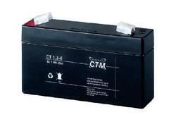 Akumulátor (baterie) CTM/CT 6-1,3 (1,3Ah - 6V- Faston 187) - 1