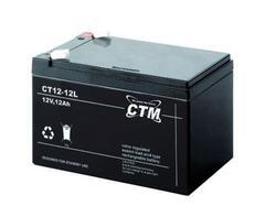 Akumulátor (baterie) CTM/CT 12-12L (12Ah - 12V - Faston 250) - 1