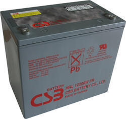 Akumulátor (baterie) CSB HRL12200W, 12V, 50Ah, zapuštěný závit M6 - 1