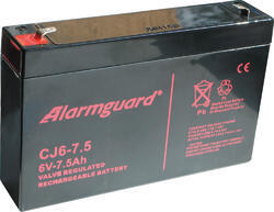 Baterie (akumulátor) ALARMGUARD CJ6-7,5, 6V 7,5Ah - 1