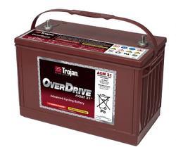 Duální baterie Trojan OverDrive AGM31, 102Ah, 12V