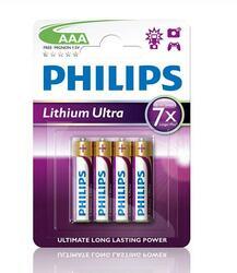 Baterie Philips FR03, AAA, Lithium Ultra, (Blistr 4ks) - 1