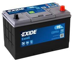 Autobaterie EXIDE Excell 12V, 95Ah, 720A, EB954 - 1