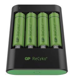 Nabíječka baterií GP USB U421 + 4x AA GP ReCyko+ 2700mAh (B04217) - 1