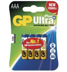 Baterie GP 24AUP Ultra Plus Alkaline, R03, AAA, (Blistr 4ks) - 1