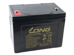 Baterie Long 12V, 75Ah olověný akumulátor F16 - cyklický, GEL (LGK75-12N) - 1