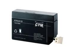 Akumulátor (baterie) CTM/CT 12-0,8 (0,8Ah - 12V - konektor) - 1