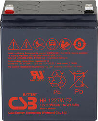 Akumulátor (baterie) CSB HR1227W F2, 12V, 6,5Ah