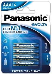 Baterie Panasonic Evolta Alkaline, LR03, AAA, (Blistr 4ks) - 1