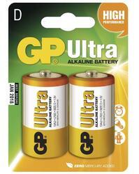 Baterie GP 13AU Ultra Alkaline, R20, D, (Blistr 2ks) - 1