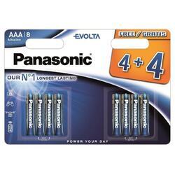 Baterie Panasonic Evolta Alkaline, LR03, AAA, (Blistr 8ks) - 1
