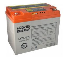Trakční (gelová) baterie Goowei OTD75-12, 75Ah, 12V ( VRLA ) - 1