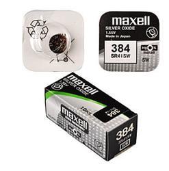 Maxell Watch 384 (SR41W), hodinková baterie, Blister 1ks