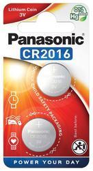 Baterie Panasonic CR2016/2BP, Lithium, 3V, (Blistr 2ks) - 1