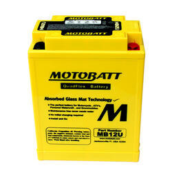 Motobaterie Motobatt MB12U, 12V, 15Ah, 160A (YB12A-A, YB12AL-A, 12N12-4A) - 1