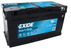 Autobaterie EXIDE Start-Stop AGM, 12V, 95Ah, EK950 - 1