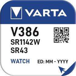 Baterie Varta Watch V 386, SR43W, hodinková, (Blistr 1ks) - 1