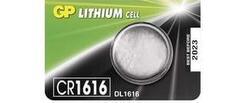Baterie GP CR1616, Lithium, 3V, (Blistr 1ks) - 1