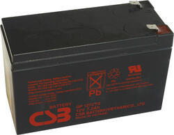 Akumulátor (baterie) CSB GP1272 F2, 12V 7,2Ah, Faston 250, široký - 1