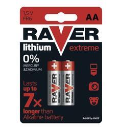 Baterie RAVER FR6, Lithium, AA, (Blistr 2ks) 1321212000 - 1