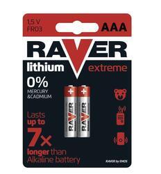 Baterie RAVER FR03, Lithium, AAA, (Blistr 2ks) 1321112000  - 1