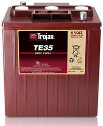 Trakční baterie Trojan TE 35 (3 / 9 Gis 196 DIN) , 245Ah, 6V - průmyslová profi - 1