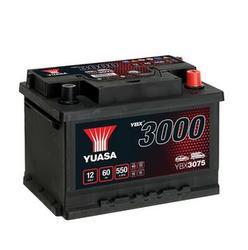 Autobaterie Yuasa YBX3000, 60Ah, 12V, 550A (YBX3075) - 1