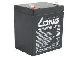 Baterie Long 12V, 5Ah olověný akumulátor F2 - High Rate - 1