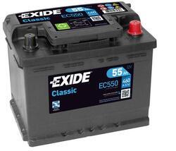 Autobaterie EXIDE Classic 12V, 55Ah, 460A, EC550 - 1