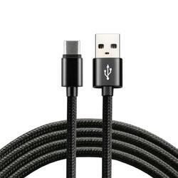 Datový /nabíjecí kabel USB-C (TYP C), délka 1m, černý, USB 3.0 - 1