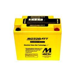 Motobaterie Motobatt MB5.5U, 12V, 7Ah, 90A ( YB12A-A, 12N12-4A) - 1