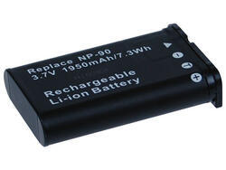 Baterie Casio NP-90, 3,6V (3,7V), 1600mAh, 5,9Wh, Li-ion