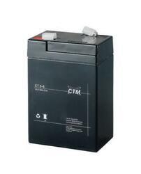 Akumulátor (baterie) CTM/CT 6-5 (5Ah - 6V - Faston 187) - 1