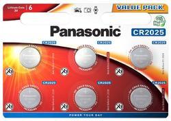 Baterie Panasonic CR2025, Lithium, 3V, CR-2025EL/6B (Blistr 6ks) - 1