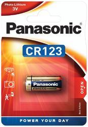 Baterie PANASONIC CR123 Lithium Power 3V, Blister 1ks - 1