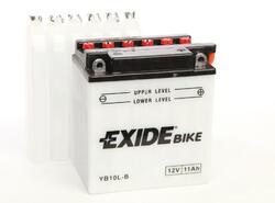 Motobaterie EXIDE BIKE Conventional, 12V, 11Ah, 130A, YB10L-B - 1