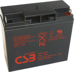 Akumulátor (baterie) CSB GP12170, 12V, 17Ah, šroubová spojka M5 - 1