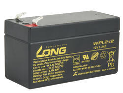 Baterie Long 12V, 1,2Ah olověný akumulátor F1 - 1