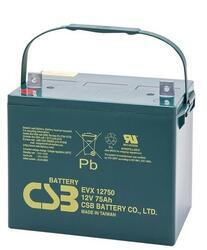 Akumulátor (baterie) CSB EVX12750, 12V, 75Ah, šroubová spojka M6 - 1
