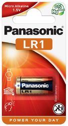 Baterie Panasonic LR1, N, 910A, Alkaline, nenabíjecí, fotobaterie, (Blistr 1ks) - 1