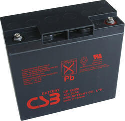 Akumulátor (baterie) CSB GP12200, 12V, 20Ah, závit M5 - 1
