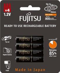 Baterie Fujitsu HR-4UTCEX-4B , AAA, Black, 950mAh, (blistr 4ks), nabíjecí