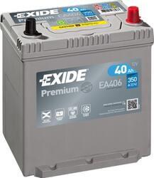 Autobaterie EXIDE Premium, 12V, 40Ah 350A, EA406, Carbon Boost - 1