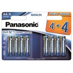 Baterie Panasonic Evolta Alkaline, LR6, AA, (Blistr 8ks) - 1