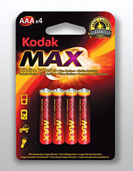Baterie Kodak Max, LR03, AAA, Alkaline, (Blistr 4ks)
 - 2