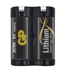 Baterie GP 2CR5, Lithium, fotobaterie, 6V, (Blistr 1ks) - 2