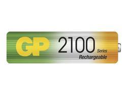 Baterie GP HR6, AA, 2100mAh,Ni-MH, nabíjecí, (Blistr 2ks), výprodej - 2