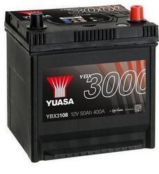 Autobaterie Yuasa YBX3000, 50Ah, 12V, 400A (YBX3108) - Japan Pravá - 2