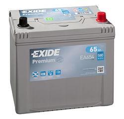 Autobaterie EXIDE Premium, 12V, 65Ah, 580A, EA654, Carbon Boost - 2